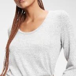 Gap Softspun Scoopneck Grey Top